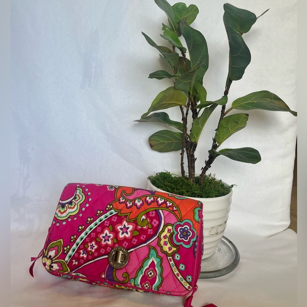 Vera Bradley Pink Swirls Cross Body Bag